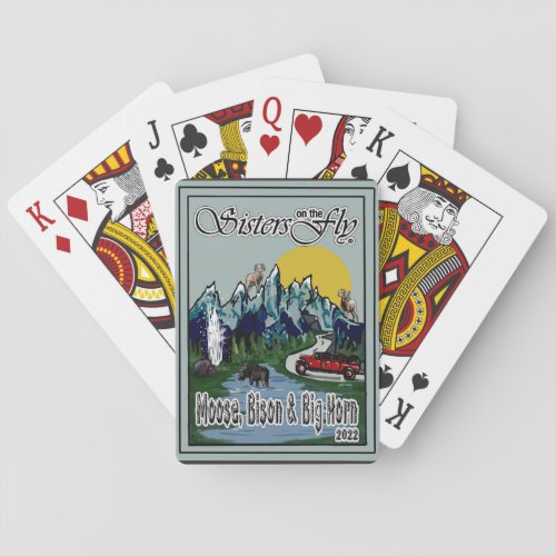 SOTF Moose Bison  Big Horn Plus Size Poker Cards