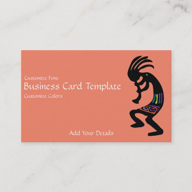 Sothhwestern Logo Kokopelli Business Card (Front)