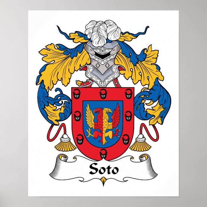 Soto Family Crest Print