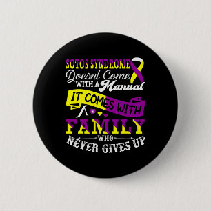 Sotos Syndrome Awareness Family Support Yellow And Button