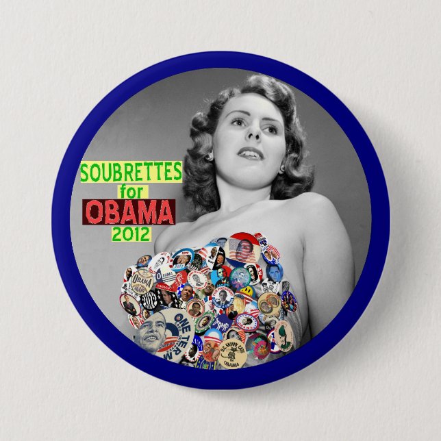 Soubrettes for Obama 2012 Button (Front)