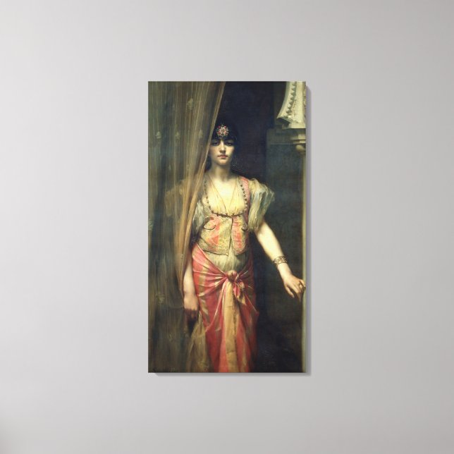 Soudja Sari Canvas Print (Front)