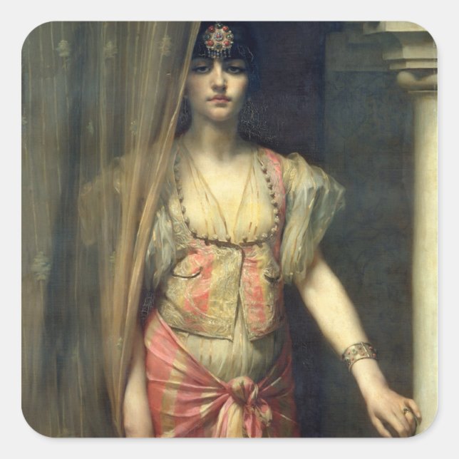 Soudja Sari Square Sticker (Front)