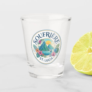 Soufrière Saint Lucia Shot Glass