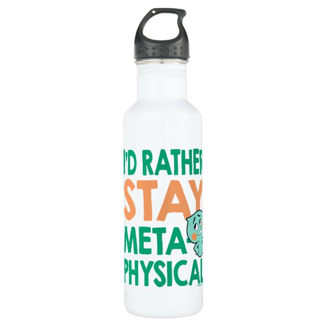 Soul | 22 - I'd Rather Stay Metaphysical Stainless Steel Water Bottle (Front)
