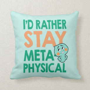 Soul 22 - I'd Rather Stay Metaphysical Throw Pillow