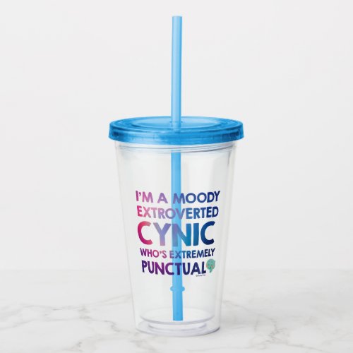 Soul  22 _ Im A Moody Extroverted Cynic Acrylic Tumbler