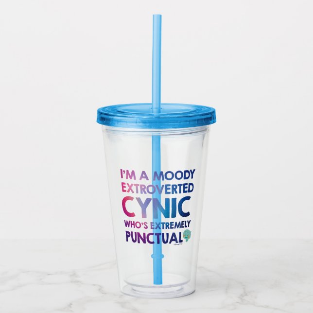 Soul | 22 - I'm A Moody Extroverted Cynic Acrylic Tumbler (Front)