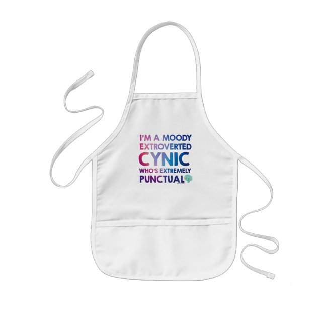 Soul | 22 - I'm A Moody Extroverted Cynic Kids' Apron (Front)