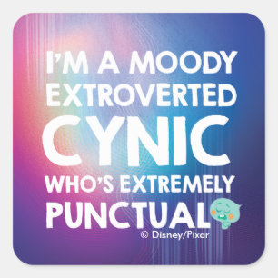 Soul   22 - I'm A Moody Extroverted Cynic Square Sticker