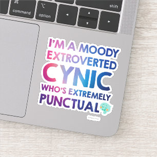 Soul 22 - I'm A Moody Extroverted Cynic Sticker