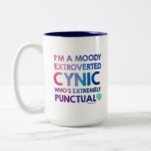 Soul 22 - I'm A Moody Extroverted Cynic Two-Tone Coffee Mug