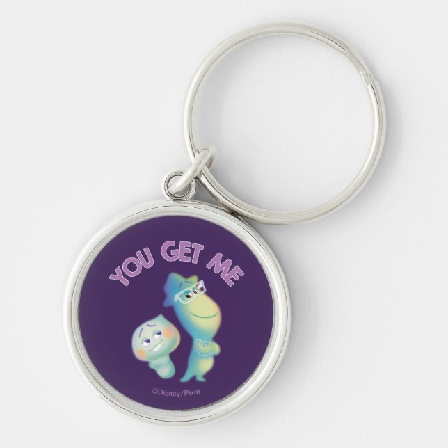 Soul | 22 & Joe - You Get Me Keychain (Front)