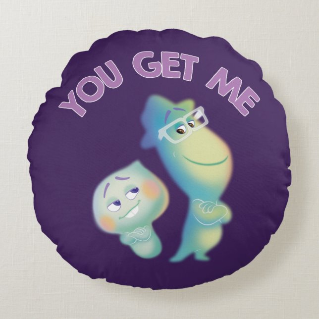 Soul | 22 & Joe - You Get Me Round Pillow (Front)