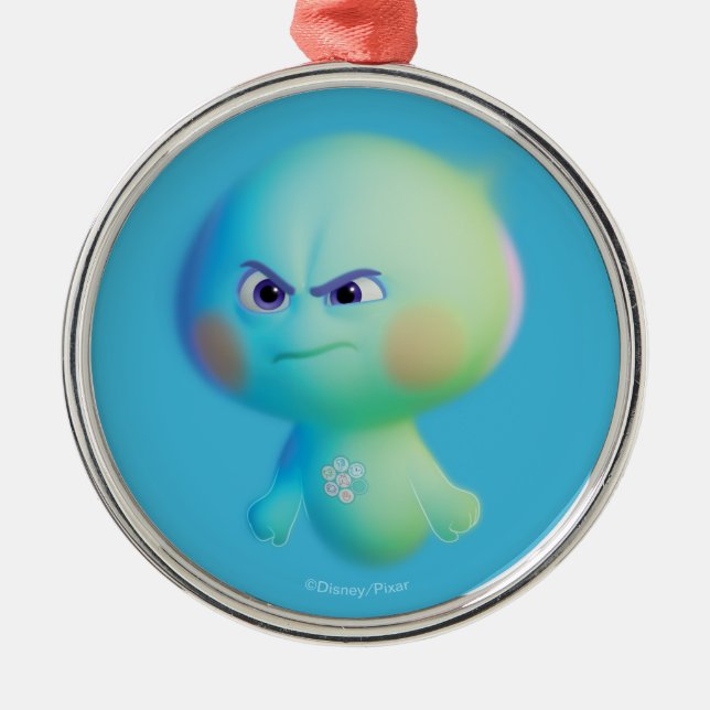 Soul | 22 - Mood: Defiant Metal Ornament (Front)