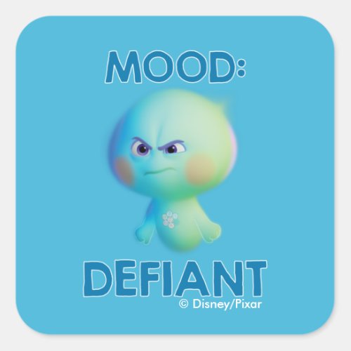 Soul  22 _ Mood Defiant Square Sticker