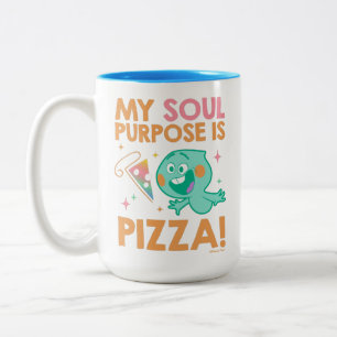 Soul 22 - My Soul Purpose Is Pizza Two-Tone Coffee Mug