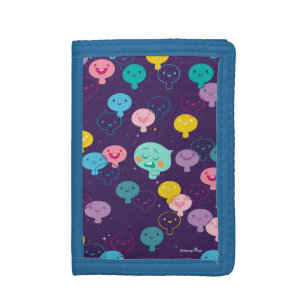 Soul   22 & New Souls Pattern Trifold Wallet