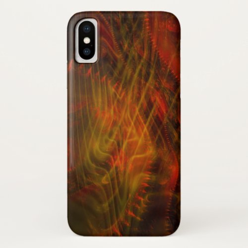 Soul Catcher Fractal Flame iPhone X Case