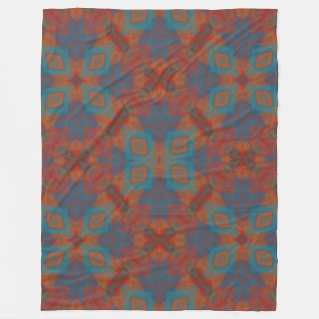 Soul Centered Mandala Fleece Blanket (Front)