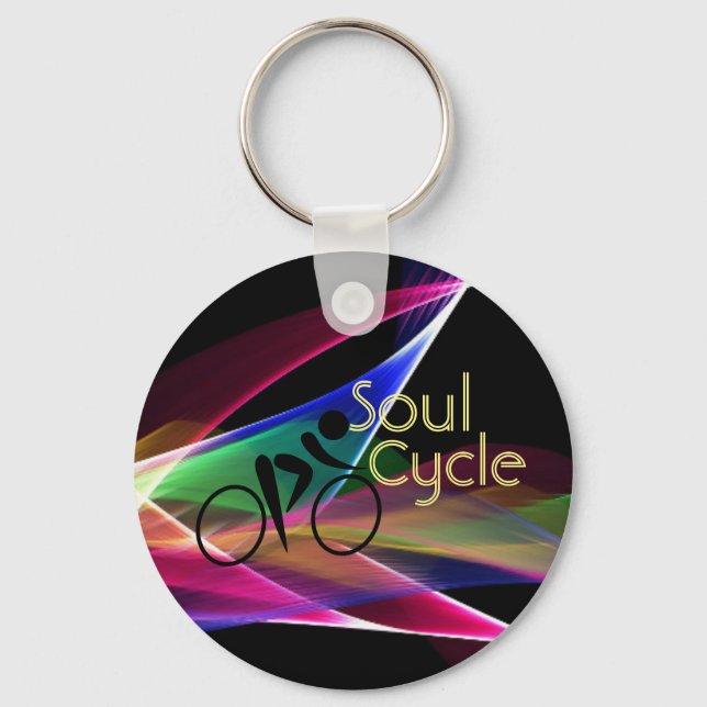 Soul Cycle Retro Neon Promotion Keychain (Front)