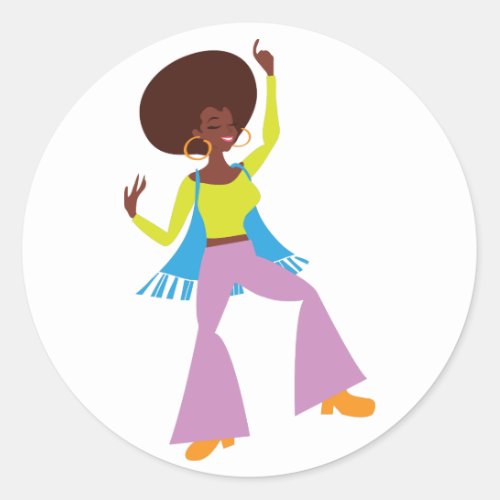 Soul Dancer Classic Round Sticker