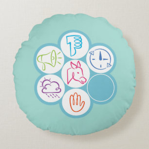 Soul Earth Pass Round Pillow