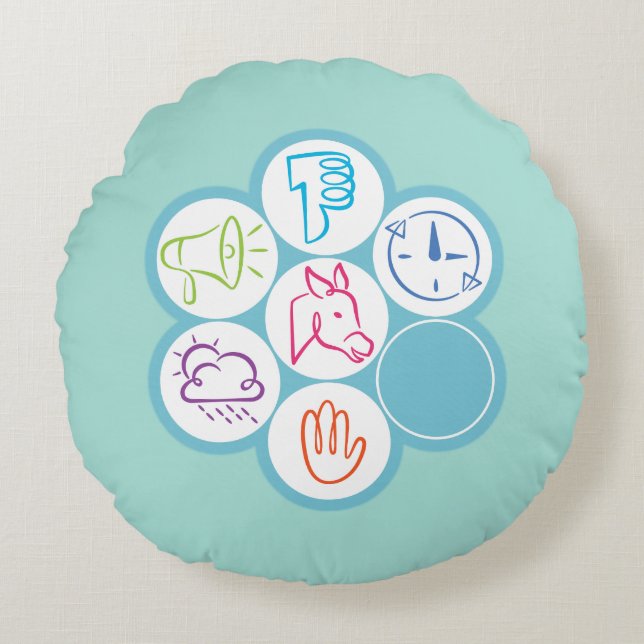 Soul | Earth Pass Round Pillow (Front)