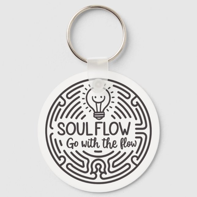 Soul Flow Magnet Keychain (Front)