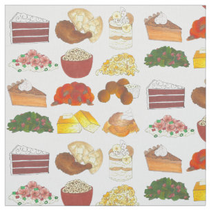 Soul Food Favorites Foodie Southern Cuisine Fabric