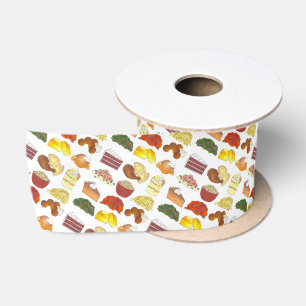 Soul Food Favorites Foodie Southern Cuisine Satin Ribbon
