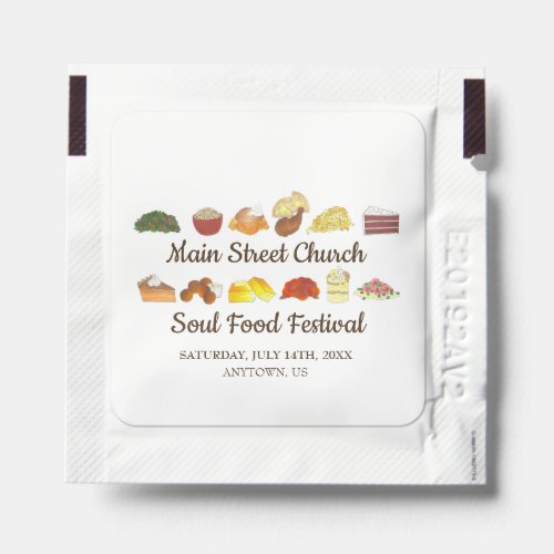 Soul Food Festival Event Southern Cuisine Cooking Hand Sanitizer Packet