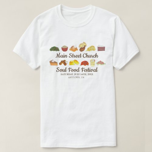 Soul Food Festival Event Southern Cuisine Cooking T_Shirt
