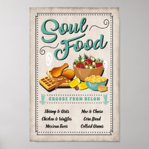 Soul Food Party Sign