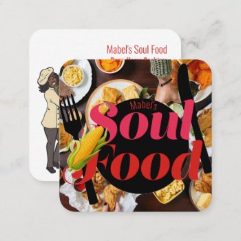 Soul Food Restaurant Business Card by SharonCullars at Zazzle