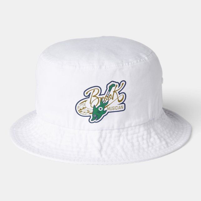 🎩Soul Groove Bucket Hat – Skeleton Pirate Style (Front)