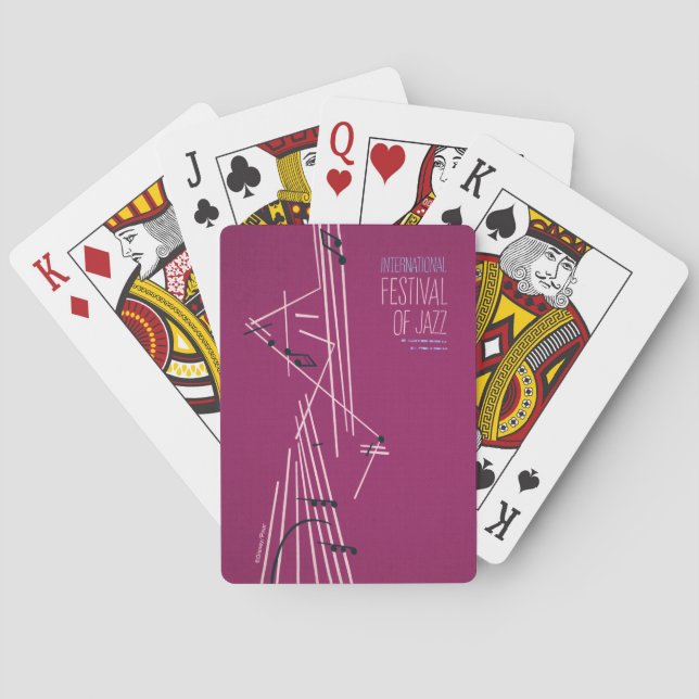 Soul | International Festival of Jazz Editorial Pl Poker Cards (Back)