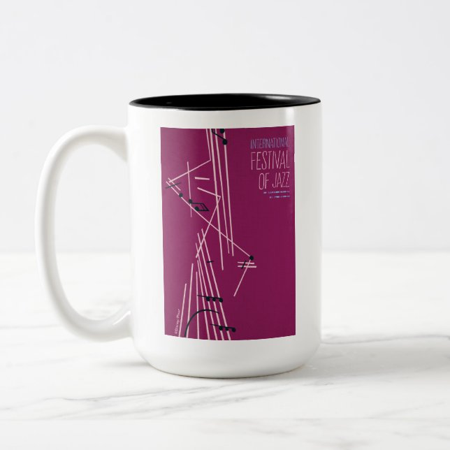 Soul | International Festival of Jazz Editorial Two-Tone Coffee Mug (Left)
