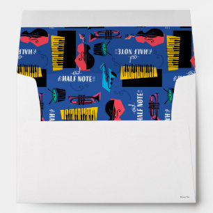 Soul Jazz Instrument Pattern Envelope