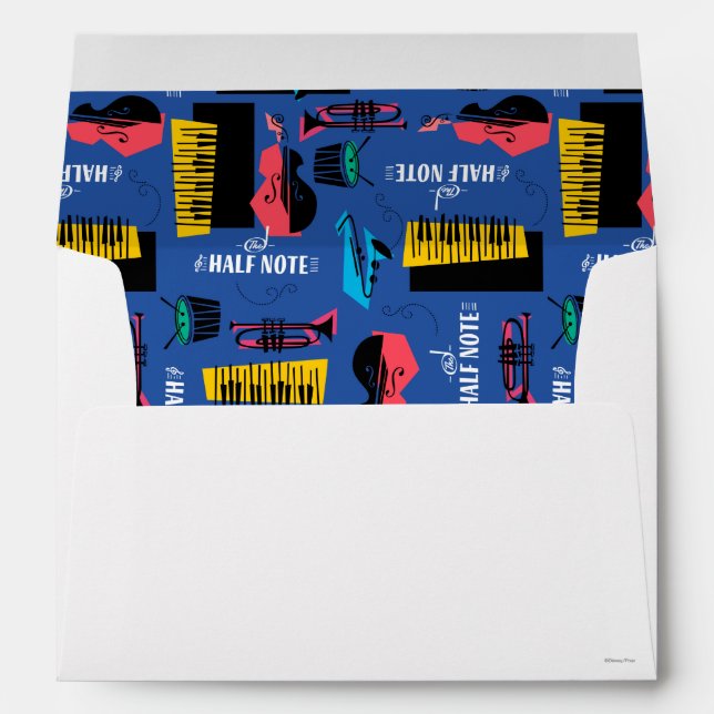 Soul | Jazz Instrument Pattern Envelope (Back (Bottom))