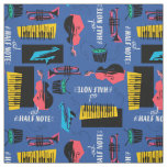 Soul | Jazz Instrument Pattern Fabric