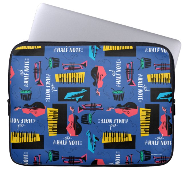 Soul | Jazz Instrument Pattern Laptop Sleeve (Front)