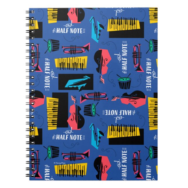Soul | Jazz Instrument Pattern Notebook (Front)