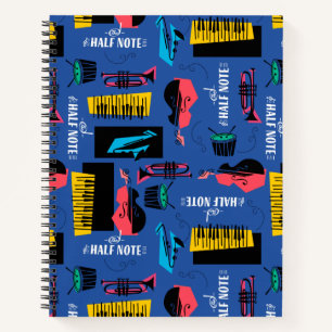 Soul   Jazz Instrument Pattern Notebook