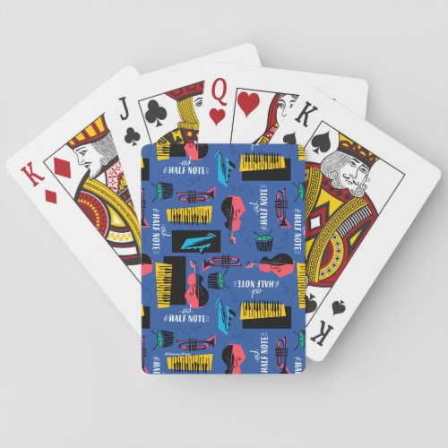 Soul  Jazz Instrument Pattern Playing Cards