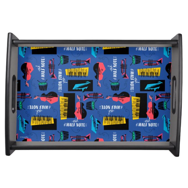 Soul | Jazz Instrument Pattern Serving Tray (Front)