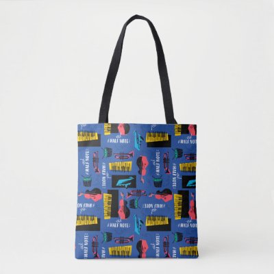 Soul | Jazz Instrument Pattern Tote Bag