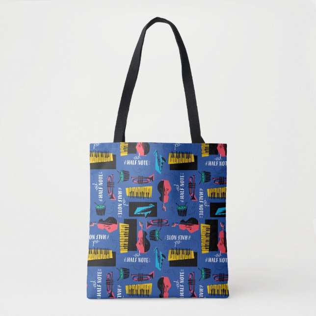 Soul | Jazz Instrument Pattern Tote Bag (Front)