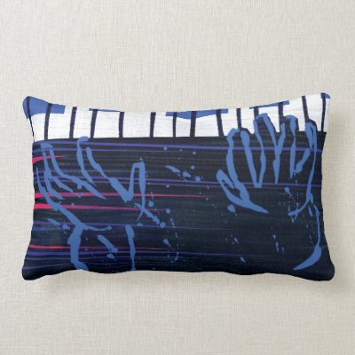 Soul | Jazz Piano Editorial Art Lumbar Pillow