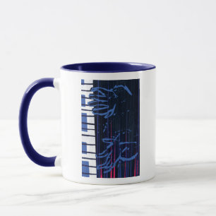 Soul Jazz Piano Editorial Art Mug